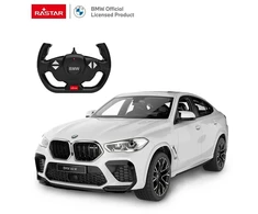 RASTAR 99200 baltas nuotoliniu būdu valdomas BMW X6 M automobilis, 1:14