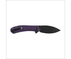 Sulankstomas peilis Trollsky Knives Mandu XL MT022-XL Liner Lock Juodas 14C28N Violetinė G10