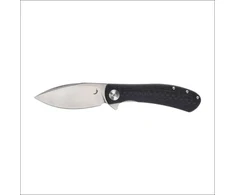 Sulankstomas peilis Trollsky Knives Mandu EVO MTE013 Liner Lock Satin MagnaCut Juodas CarbonTex G10