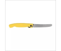 Sulankstomas peilis Victorinox Swiss Classic Pikutek 6.7838.FC1 su dantytu geležtės kraštu, geltonas