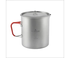 Titaninis puodas Robens Forge Duo Pot Ultralight 1,3 l – sidabrinis