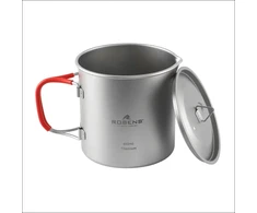 Tytaninis puodas Robens Forge Solo Pot Ultralight 650 ml – sidabrinis