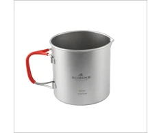 Tytaninis puodas Robens Forge Solo Pot Ultralight 650 ml – sidabrinis