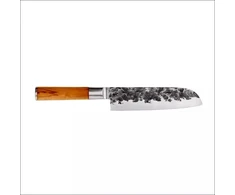 Forged Santoku peilis kaltinės alyvuogės spalvos 18 cm