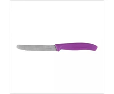 Virtuvinis peilis Victorinox Swiss Classic 6.7835.C1 dantytas, violetinis