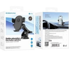 Automobilinis telefono laikiklis Borofone BH93 (dashboard) juodas