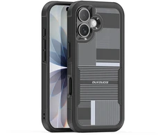 Dėklas Dux Ducis Shld Apple iPhone 17 juodas (Umbra Pattern)