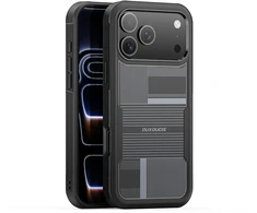 Dėklas Dux Ducis Shld Apple iPhone 17 Pro Max juodas (Umbra Pattern)