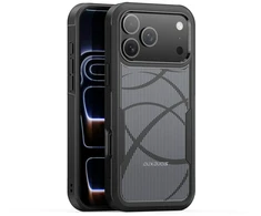 Dėklas Dux Ducis Shld Apple iPhone 17 Pro juodas (Rhythm Pattern)