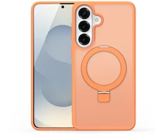 Dėklas Dux Ducis Yind Magnetic Stand Samsung S947 S26 Plus oranžinis