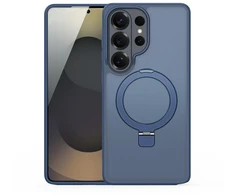 Dėklas Dux Ducis Yind Magnetic Stand Samsung S948 S26 Ultra tamsiai mėlynas
