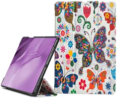 Dėklas Reach Smart Leather Samsung X200/X205 Tab A8 10.5 2021 butterfly