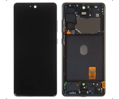 Ekranas Samsung G780 S20 FE su lietimui jautriu stikliuku ir rėmeliu originalus Cloud Navy (service pack)