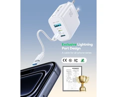 Įkroviklis Joyroom JR-TG6 30W 2xUSB-C/USB-A baltas