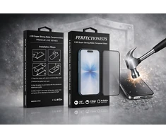 LCD apsauginis stikliukas Perfectionists 2.5D Super Strong Matte Tempered Glass Apple iPhone 16 Pro juodas