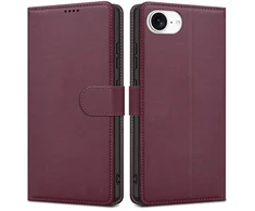 Reach Dėklas Fancy Wallet Samsung A366 A36 5G tamsiai raudonas