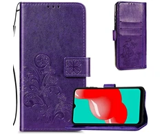 Reach Dėklas Flower Book Samsung A155 A15 4G/A156 A15 5G violetinis