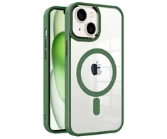 Reach Dėklas Premium Mag Cover Apple iPhone 15 Plus žalias