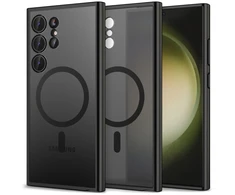 Dėklas Reach Matte MagSafe Samsung S928 S24 Ultra juodas