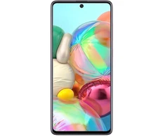 Oem Ekranas Samsung A715 A71 su lietimui jautriu stikliuku ir rėmeliu originalus Juodas (assembled service pack)