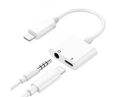 Reach Adapteris bluetooth ADP13 iš Lightning į Lightning + 3,5mm baltas