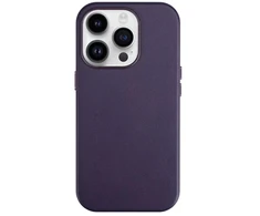 Reach Dėklas Mag Odinis dėklas Apple iPhone 12 Pro Max tamsiai violetinis