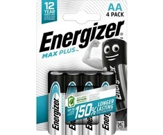 Šarminis elementas Energizer Max Plus LR6 (AA) 1.5V 4 vnt.