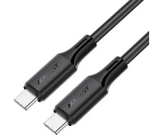 USB kabelis Acefast C17-03 USB-C to USB-C 1.2m juodas