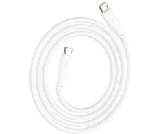 USB kabelis Hoco X93 60W USB-C to USB-C 2.0m baltas