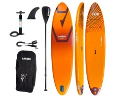 Pripučiamos irklentės komplektas AMBER FOX 12.1 LITE (376 cm)