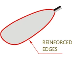 Reguliuojamas kajako irklas Braca-Sport Hurricane 60, 720 cm² (220-240 cm)