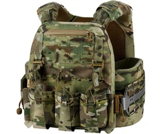 Taktinis plokščių nešiklis M-TAC Cuirass Tiger Elite, plokštėms ESAPI Large, „Multicam“