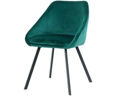 Re Stock Furniture Aksominė kėdė „Gana“, žalia