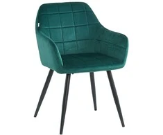 Re Stock Furniture Aksominė kėdė „Komo“, žalia