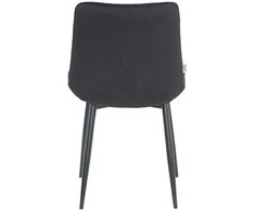 Re Stock Furniture Aksominė kėdė „Lugano“, juoda