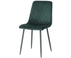 Re Stock Furniture Aksominė kėdė „Orta“, tamsiai žalia