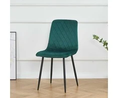 Re Stock Furniture Aksominė kėdė „Orta“, žalia