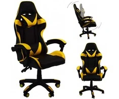 Re Stock Furniture Žaidimų kėdė „Draco 2“, geltona