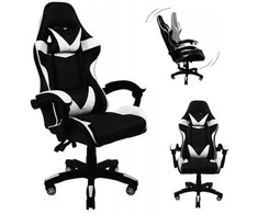 Re Stock Furniture Žaidimų kėdė „Draco 2“, balta