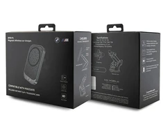 Energea BMW laikiklis indukcinis BMMWCCMPGPK 15W juodos spalvos MagSafe M Edition