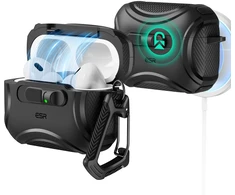 ESR Cyber ​​​​FlickLock MagSafe dėklas, skirtas AirPods Pro 3 - Juodas