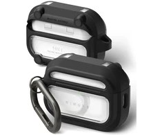 Dėklas Ringke UX Magnetic MagSafe Apple AirPods Pro 3 Juodas/Clear