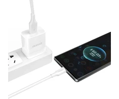 Dudao L2SM USB-A / micro USB 6A cable 1.2 m - baltas