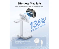 Dėklas ESR Orbit HaloLock MagSafe Case for AirPods Pro 3 - Gray &amp; Juodas