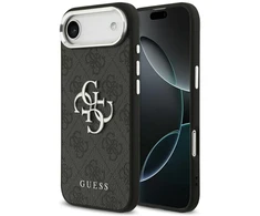 „Guess 4G Big 4G Classic“ logotipo dėklas, skirtas „iPhone 17 Air“ - juodas