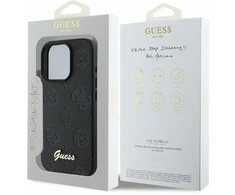Guess 4G Classic - dėklas skirtas Apple iPhone 16 Pro Max juodas