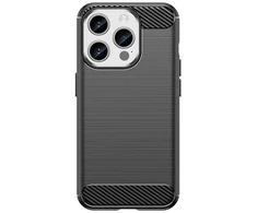 Hurtel Flexible carbon pattern Apple iPhone 15 Pro Carbon - dėklas telefonui juodos spalvos