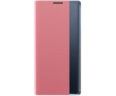 Hurtel Atverčiamas dėklas su langu iPhone 13 mini – rožinis