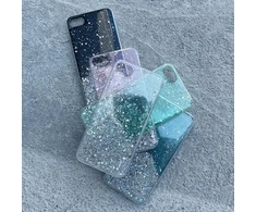 Hurtel Blizgus „Star Glitter“ dėklas iPhone 13 Pro – juodas