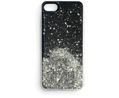 Hurtel Blizgus „Star Glitter“ dėklas iPhone 13 Pro – juodas